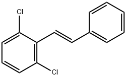 (E)-2,6-Dichlorostilbene 结构式