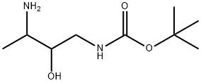 Carbamic acid, (3-amino-2-hydroxybutyl)-, 1,1-dimethylethyl ester (9CI) 结构式