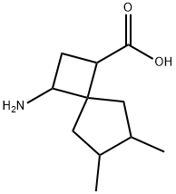 Spiro[3.4]octane-1-carboxylic acid, 3-amino-6,7-dimethyl- (9CI) 结构式