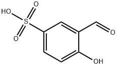 Benzenesulfonic acid, 3-formyl-4-hydroxy- 结构式