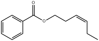 顺式-3-己烯醇苯甲酸酯 结构式