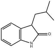 3-异丁基-1,3-二氢吲哚-2-酮 结构式