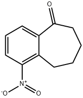 1-NITRO-6,7,8,9-TETRAHYDRO-5H-BENZO[7]ANNULEN-5-ONE 结构式