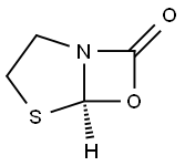 6-Oxa-4-thia-1-azabicyclo[3.2.0]heptan-7-one,(5S)-(9CI) 结构式