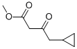 4-环丙基-3-氧代丁酸甲酯 结构式
