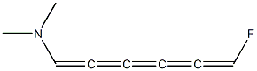 1,2,3,4,5-Hexapentaen-1-amine,6-fluoro-N,N-dimethyl-,(1E)-(9CI) 结构式