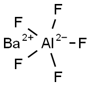 barium pentafluoroaluminate  结构式