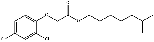2,4-D异辛酯 结构式