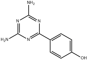 4-(4,6-DIAMINO-1,3,5-TRIAZIN-2-YL)PHENOL 结构式