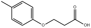 3-(4-甲苯氧基)丙酸 结构式