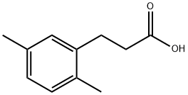 3-(2,5-二甲基苯基)丙酸 结构式