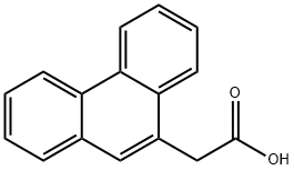 9-Phenanthreneacetic acid 结构式