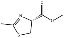 2-甲基-4,5-二氢-1,3-噻唑-4-羧酸甲酯 结构式