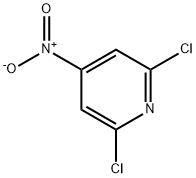 2,6-二氯-4-硝基吡啶 结构式