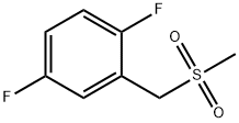 2,5-DIFLUOROBENZYLMETHYLSULFONE 结构式