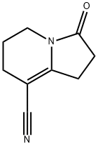 8-Indolizinecarbonitrile,1,2,3,5,6,7-hexahydro-3-oxo-(9CI) 结构式