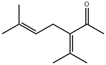 3-Isopropylidene-6-methyl-5-hepten-2-one 结构式