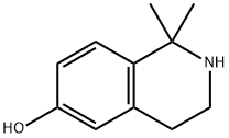1,2,3,4-四氢-1,1-二甲基-6-羟基异喹啉 结构式