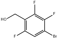 (4-溴-2,3,6-三氟苯基)甲醇 结构式