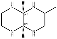 Pyrazino[2,3-b]pyrazine, decahydro-2,4a,8a-trimethyl-, (4aR,8aS)-rel- (9CI) 结构式