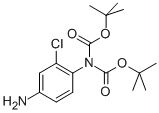 N,N-DIBOC-2-CHLORO-4-AMINOANILINE 结构式