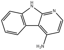 4-氨基α-咔啉 结构式