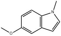 5-甲氧基-1-甲基-1H-吲哚 结构式