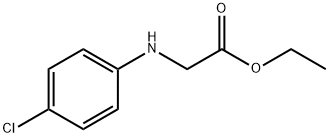 N-(4-氯苯基)甘氨酸乙酯 结构式