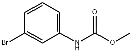 3-溴苯基氨基甲酸甲酯 结构式