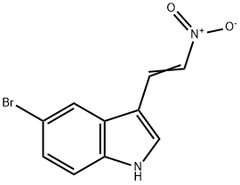 5-溴-3-(2-硝基乙烯基)-1H-吲哚 结构式