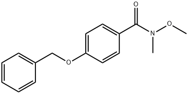 4-(苄氧基)-N-甲基-N-甲基苯甲酰胺 结构式