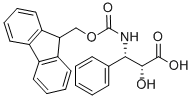 (2R,3S)-3-(FMOC-AMINO)-2-HYDROXY-3-PHENYL-PROPANOIC ACID 结构式