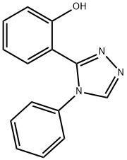 2-(4-PHENYL-4H-[1,2,4]TRIAZOL-3-YL)-PHENOL 结构式
