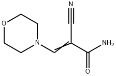 2-氰基-3-吗啉丙酰胺 结构式