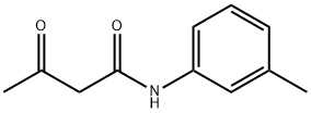 N-(3-甲基苯基)-3-氧代丁酰胺 结构式