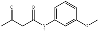 N-(3-甲氧基苯基)-3-氧代丁酰胺 结构式