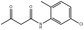 N-(5-氯-2-甲基苯基)-3-氧代丁酰胺 结构式