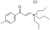 [3-(4-METHYLPHENYL)-3-OXOPROP-1-ENYL](TRIPROPYL)AMMONIUM CHLORIDE 结构式