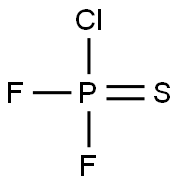 Chlorodifluorophosphine sulfide 结构式