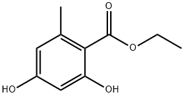 2,4-二羟基-6-甲基甲酸乙酯 结构式