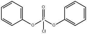 氯磷酸二苯酯 结构式