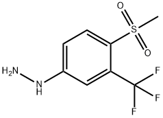 HYDRAZINE,[4-(METHYLSULFONYL)-3-(TRIFLUOROMETHYL)PHENYL] 结构式