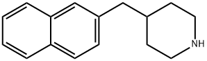 4-(NAPHTHALEN-2-YLMETHYL)PIPERIDINE 结构式