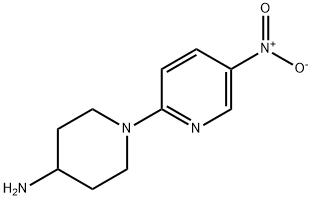 1-(5-硝基吡啶-2-基)哌啶-4-胺 结构式