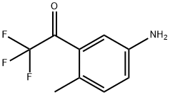 Ethanone, 1-(5-amino-2-methylphenyl)-2,2,2-trifluoro- (9CI) 结构式