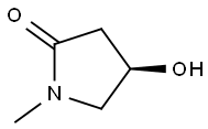 (R)-4-羟基-1-甲基吡咯烷-2-酮 结构式