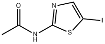 N-(5-碘噻唑-2-基)乙酰胺 结构式