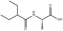 Alanine,  N-(2-ethyl-1-oxobutyl)- 结构式