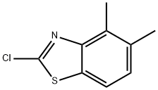 2-氯-4,5-二甲基苯并噻唑 结构式