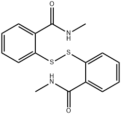 亚二硫基二(苯甲酰甲胺) 结构式
